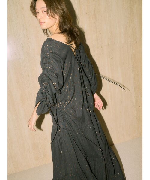 Ungrid（アングリッド） ワンピース 「Htage」ラメドビーボリューム