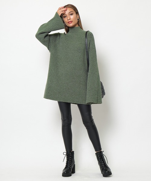 「SPIRALGIRL」 長袖ワンピース FREE ブラック レディース_画像6