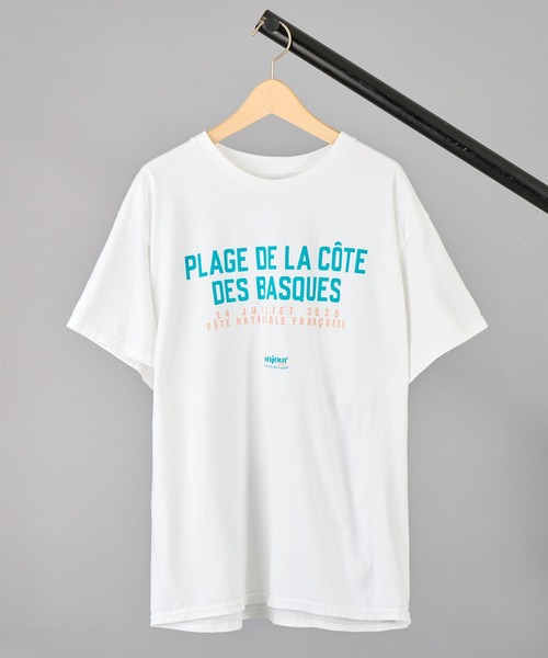 tシャツ 「 Le Bonjour surf / ルボンジュールサーフ 」 PALGE DE LA COTE Tee / プラージュ デ ラ コテ T_画像2