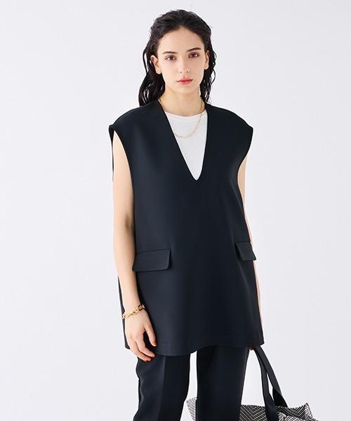 「Mila Owen」 ノースリーブブラウス ONE SIZE ブラック レディース