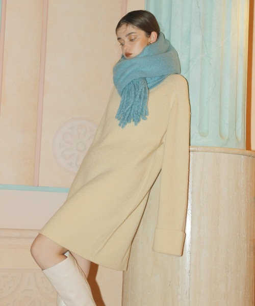 EIMY ISTOIRE（エイミーイストワール） ニットワンピース FREE ピンク