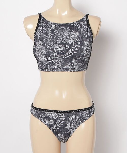 【billabong】ハイウエスト水着 BILLABONG 水着 レディース HIGH NECK SHADOW TROPIC BIKINI