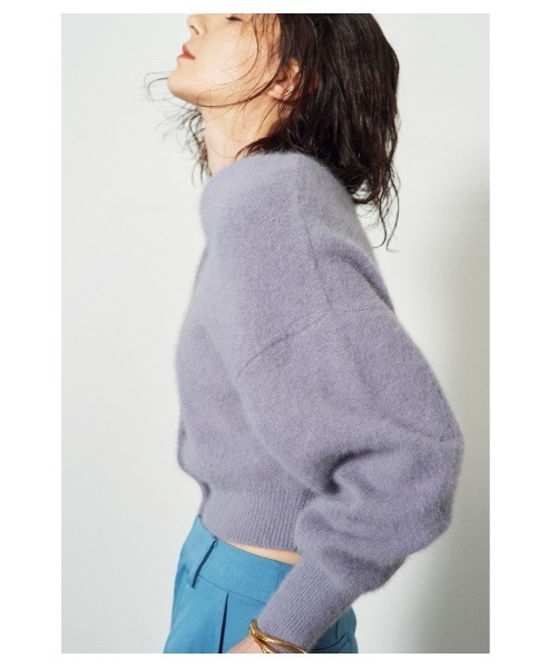 SNIDEL（スナイデル） ニットカーディガン ONE SIZE パープル