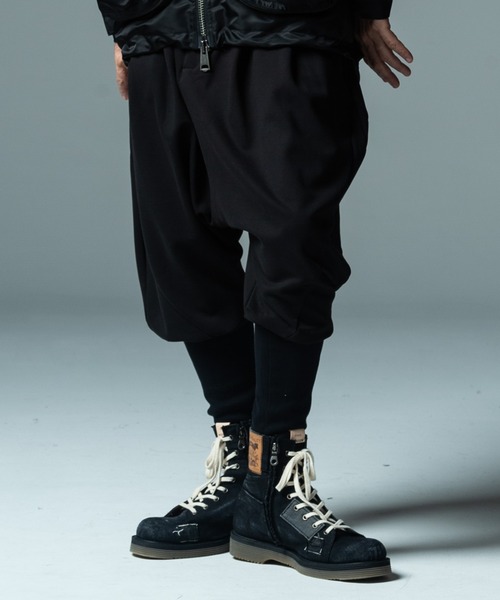 glamb 「glamb」 サルエルパンツ L ブラック メンズ : ZOZOTOWN