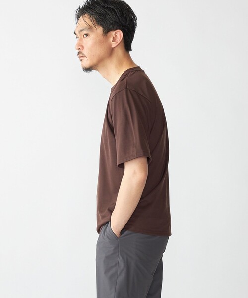 SHIPS tシャツ SHIPS: COOLMAX(R) ウール Tシャツ メンズ