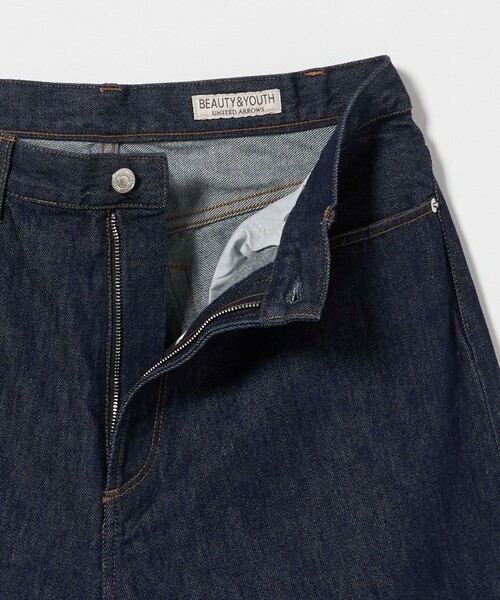 H BEAUTY&YOUTH デニムパンツ ワイド ショーツ M ブラック BEAUTY＆YOUTH UNITED ARROWS パンツ ワイド デニム ショーツ