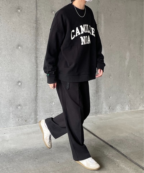 「y/m by れぽすけ」 スウェットカットソー MEDIUM グレー メンズ