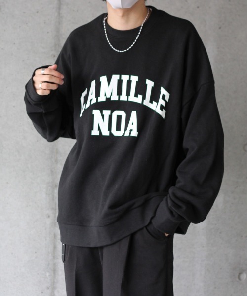 「y/m by れぽすけ」 スウェットカットソー MEDIUM グレー メンズ