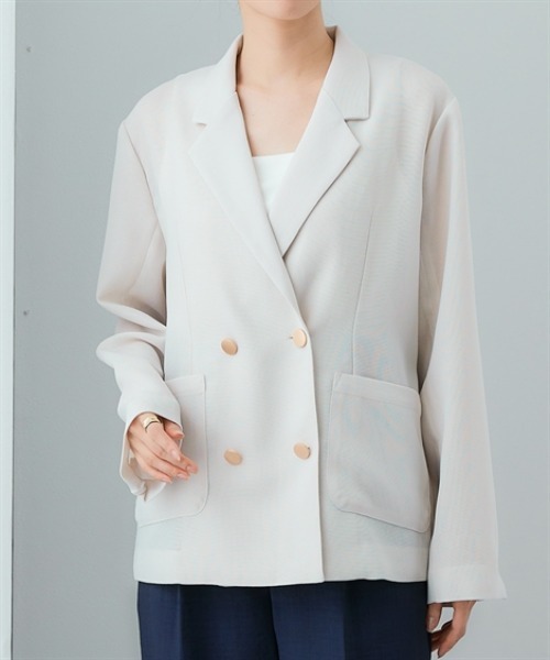 7days Life Styling ジャケット テーラードジャケット ダブルブレスト