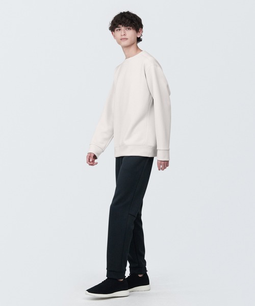 「無(wú)印良品」 長(zhǎng)袖Tシャツ M ブラック メンズ