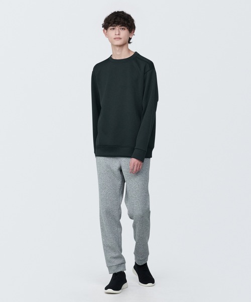 「無(wú)印良品」 長(zhǎng)袖Tシャツ M ブラック メンズ