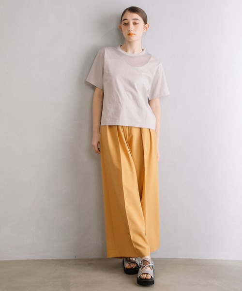 「MARECHAL TERRE」 半袖カットソー MEDIUM ブラック レディース