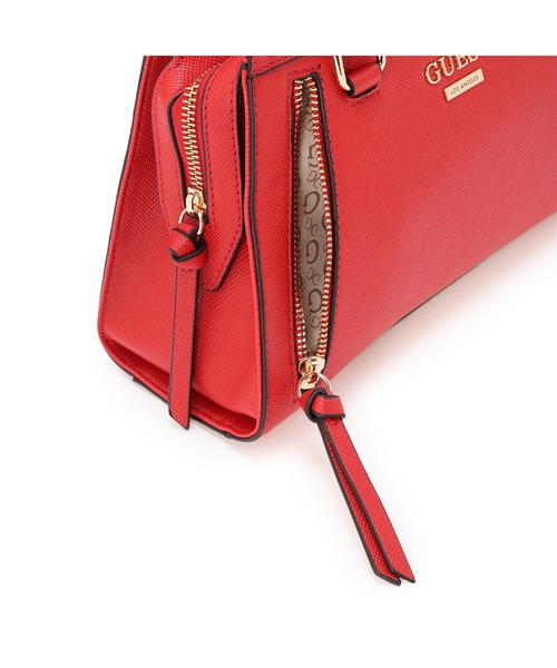 新品未使用 GUESS ショルダーバッグ 赤 GUESS（ゲス） ショルダーバッグ バッグ WRENLEY Small Satchel