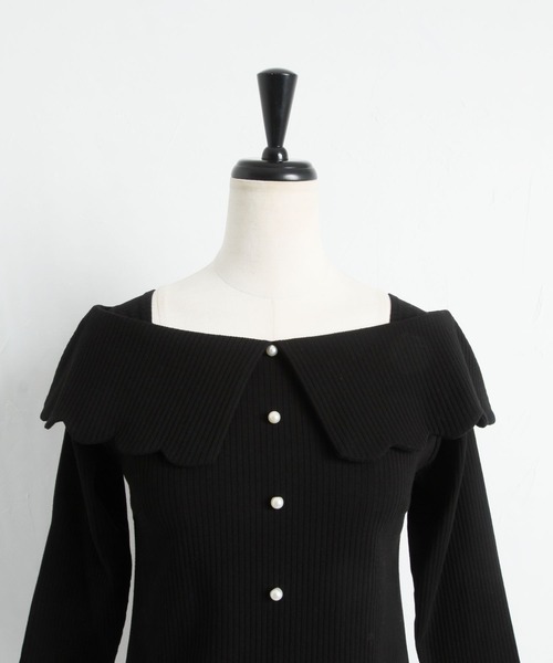 tocco closet 「tocco closet」 7分袖カットソー M ラベンダー