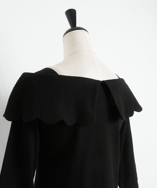 tocco closet 「tocco closet」 7分袖カットソー M ラベンダー