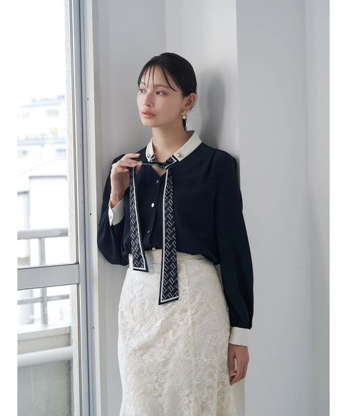 ブラウス レディース トップス シャツ シャツブラウス ボウタイシャツ ボウタイブラウス 配色 リボン vネック 長袖 半袖 大きいサイズ ゆったり 春 夏 秋 冬 ボ 楽天市場】シャツ ブラウス 大きいサイズ レディース ボウタイ
