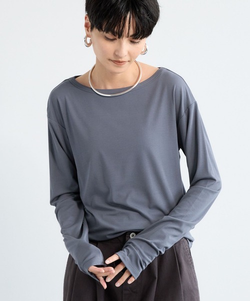tシャツ BARNYARDSTORM / ボートネックソフトプルオーバー / マシンウォッシャブル レディース