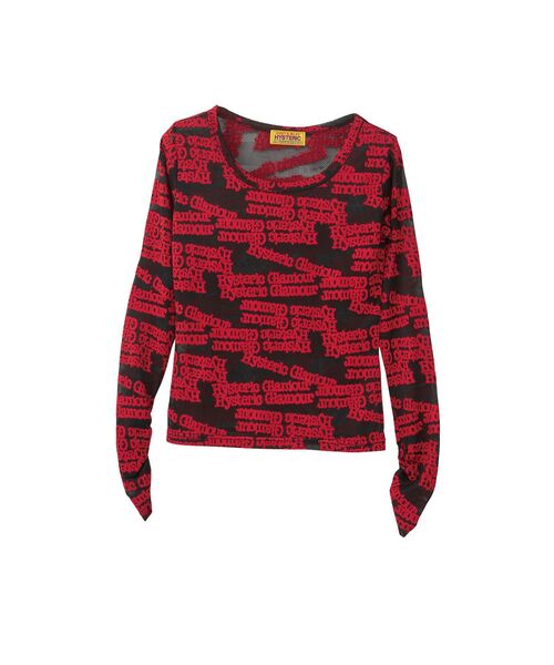 tシャツ TYPE LOGO柄ジャカード チビTシャツ レディース