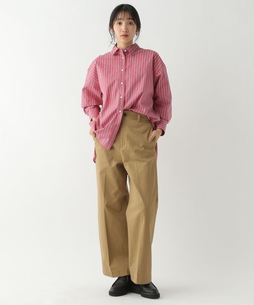 「A part by」 チノパンツ MEDIUM キャメル レディース