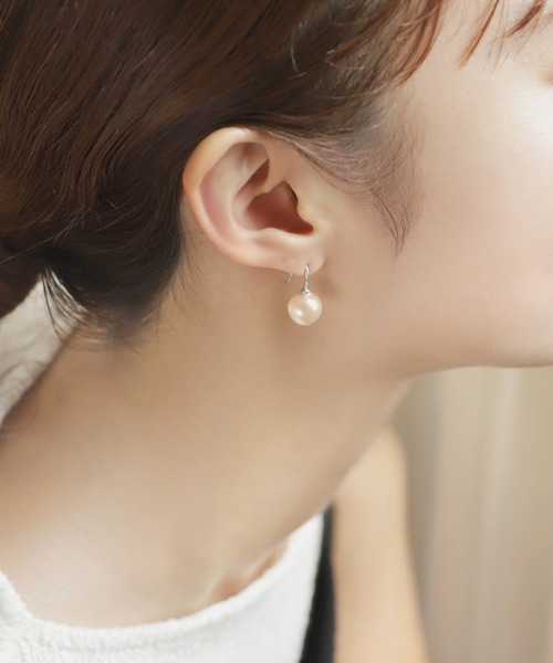 ANEMONE ピアス パールフックピアス「silver925」 レディース