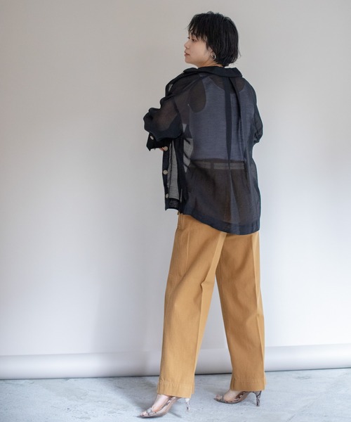 「Eimee Law」 チノパンツ 38 キャメル レディース
