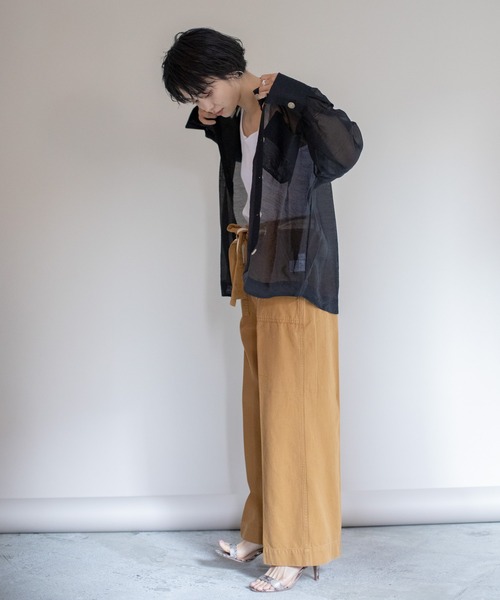 「Eimee Law」 チノパンツ 38 キャメル レディース