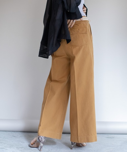 「Eimee Law」 チノパンツ 38 キャメル レディース