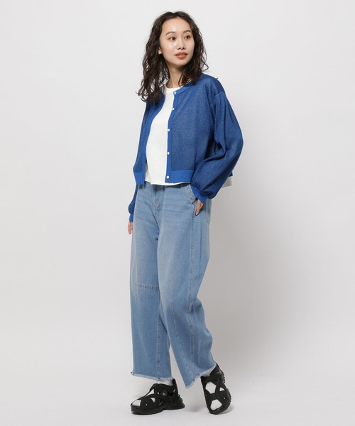 「niko and...」 デニムパンツ MEDIUM ブルー レディース_画像7