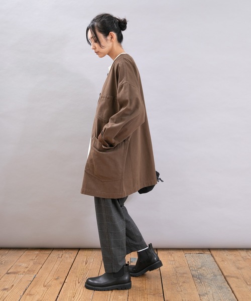 URCH RNA ジャケット ノーカラージャケット J2145 ミドル丈のBIGな 