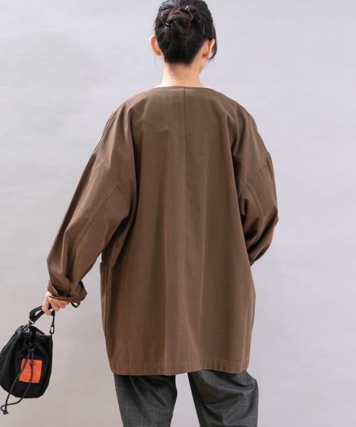 URCH RNA ジャケット ノーカラージャケット J2145 ミドル丈のBIGな 