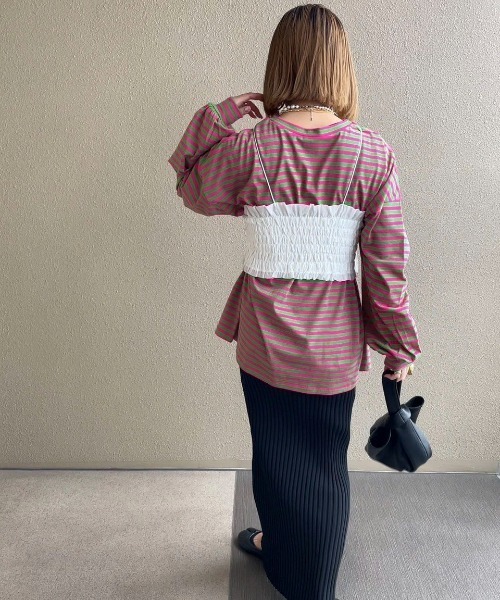 「feepur by saya」 長(zhǎng)袖カットソー MEDIUM オフホワイト レディース