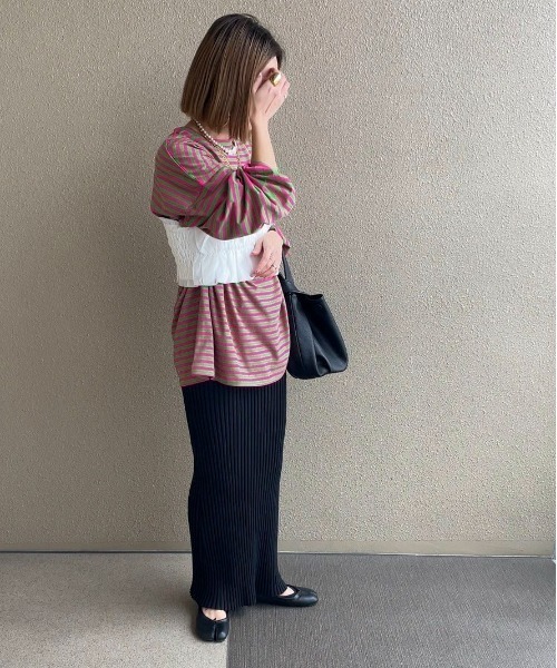 「feepur by saya」 長(zhǎng)袖カットソー MEDIUM オフホワイト レディース