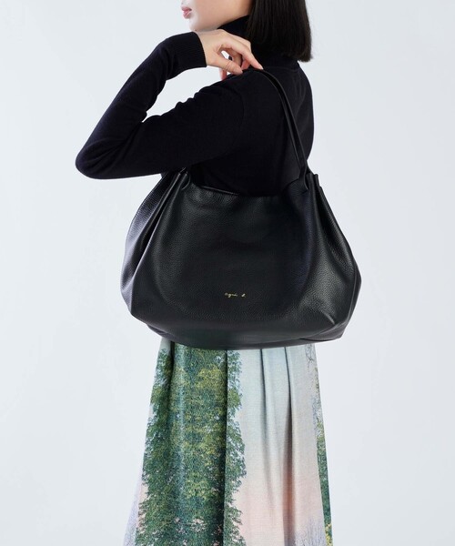 agnes b.（アニエスベー） トートバッグ レザー ラージ トートバッグ