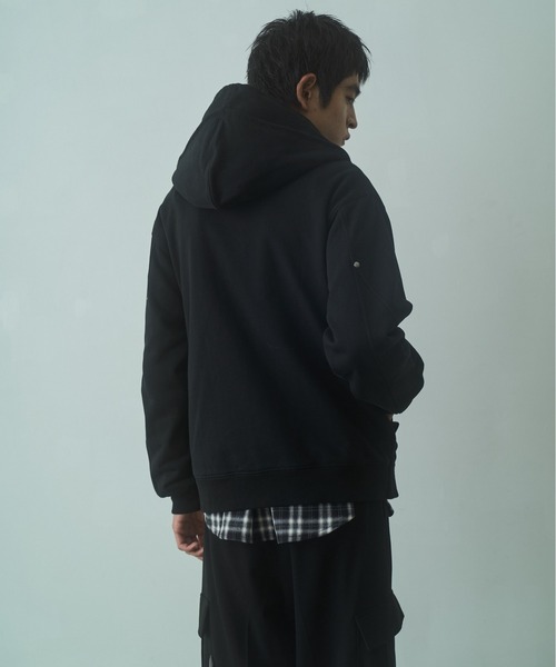 PHILTHEORY パーカー Layered duck sweat parka / レイヤードダックス