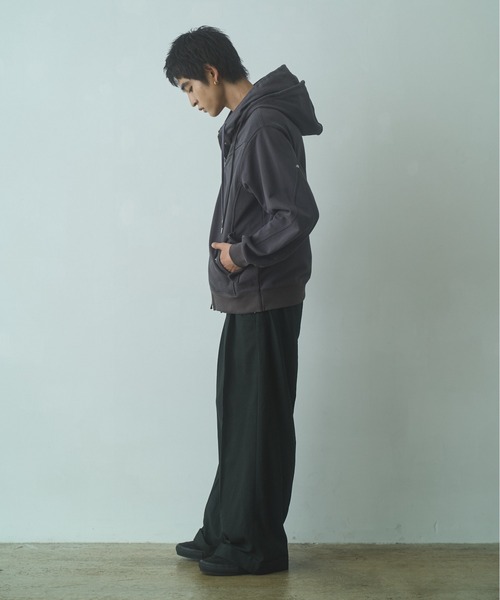 PHILTHEORY パーカー Layered duck sweat parka / レイヤードダックス