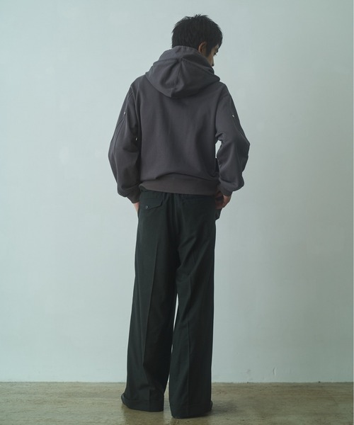 PHILTHEORY パーカー Layered duck sweat parka / レイヤードダックス