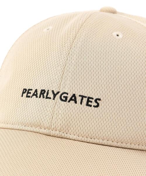 PEARLY GATES キャップ 帽子 「PEARLY GATES」シンプルツバ長