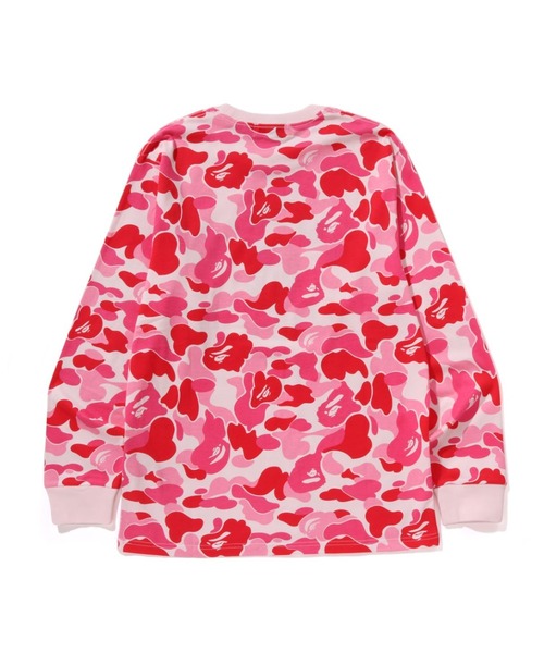 A BATHING APE（アベイシングエイプ） tシャツ ABC CAMO COLLEGE LS