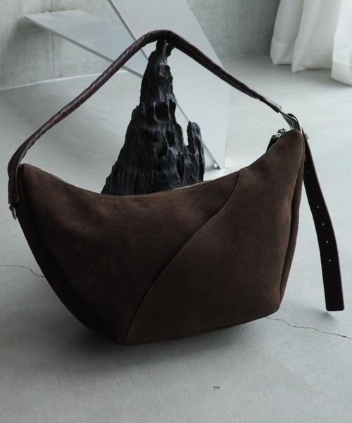 SINSS ショルダーバッグ 2way slit half moon bag / 2wayスリット