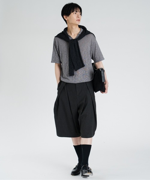 SINSS ショルダーバッグ 2way slit half moon bag / 2wayスリット