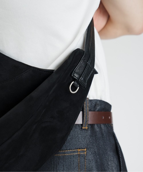 SINSS ショルダーバッグ 2way slit half moon bag / 2wayスリット