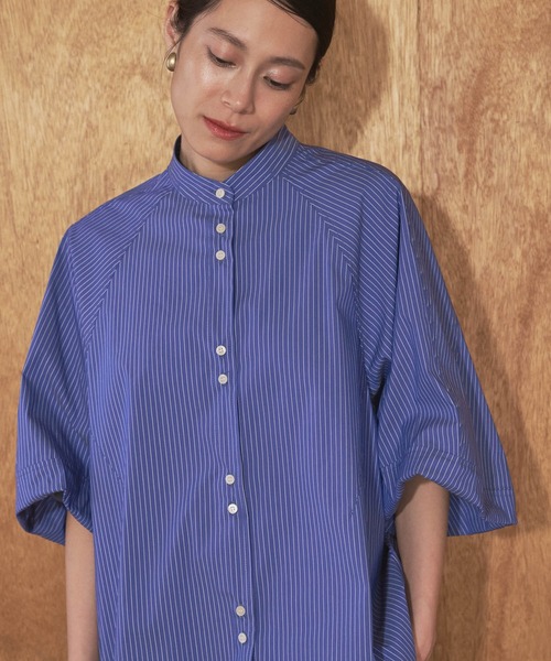 「Audrey and John Wad」 半袖ブラウス FREE ホワイト レディース_画像4