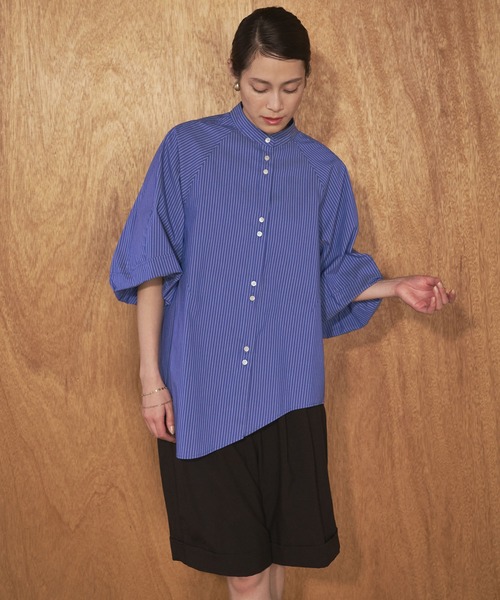 「Audrey and John Wad」 半袖ブラウス FREE ホワイト レディース_画像6