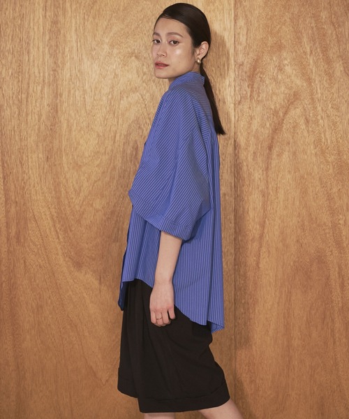 「Audrey and John Wad」 半袖ブラウス FREE ホワイト レディース_画像7