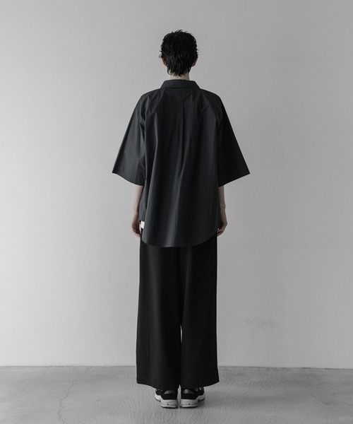 「remer」 半袖シャツ SMALL ネイビー メンズ_画像2