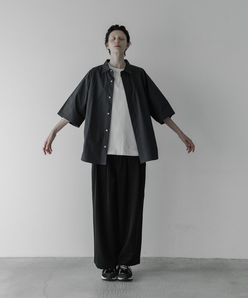 「remer」 半袖シャツ SMALL ネイビー メンズ_画像3