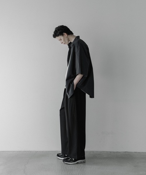 「remer」 半袖シャツ SMALL ネイビー メンズ_画像7