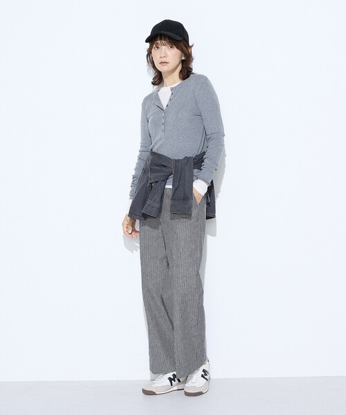COMME CA Wardrobe ニット セーター 14G総針編 ニットプルオーバー