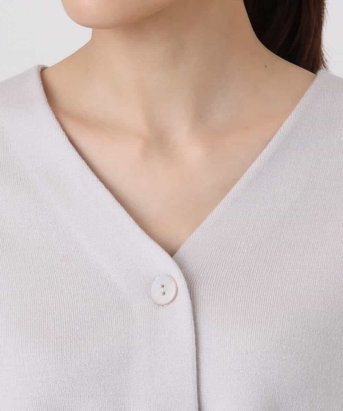 MK MICHEL KLEIN（エムケー ミッシェルクラン） カーディガン スムース