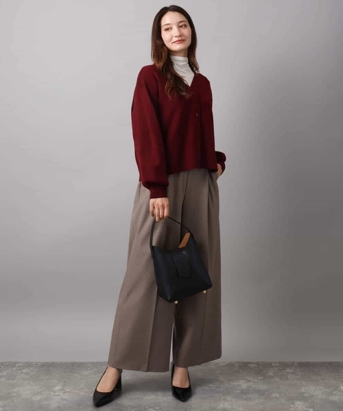 MK MICHEL KLEIN（エムケー ミッシェルクラン） カーディガン スムース